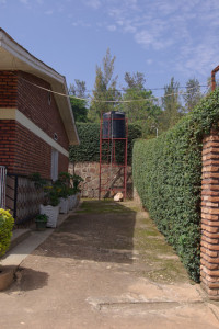 Wassertank im Garten