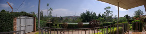 Die Aussicht von unserer Terrasse