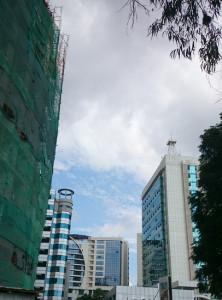 Wolkenkratzer im Stadtzentrum