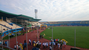Stadion kurz vor dem Start