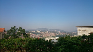 Blick auf die Innenstadt von Gacuriro