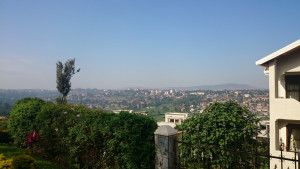Blick auf Kacyiru von Gacuriro