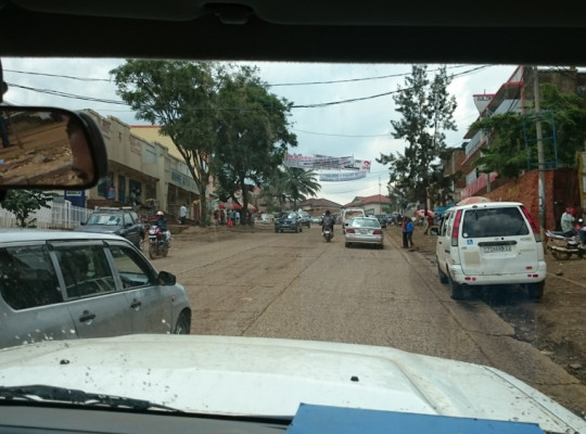 Hauptstraße in Bukavu