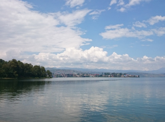 Bukavu am Lake Kivu