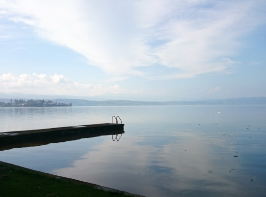 Der See nach dem Regen