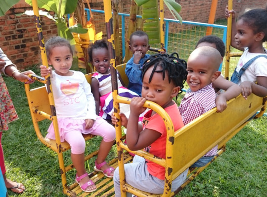 Patricia im Kindergarten