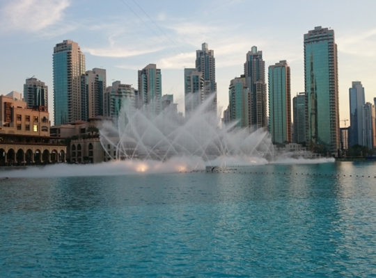 Dubai Fountain Burj Khalifa Lake