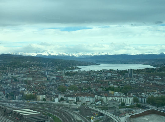 Die Aussicht vom Prime Tower Zürich