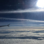 Reger Flugverkehr über den Wolken